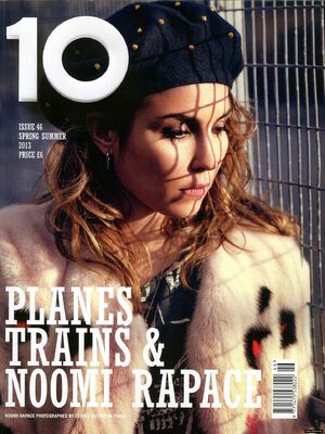 Noomi Rapace sexy for 10 Magazine, USA - Spring/Summer 2013